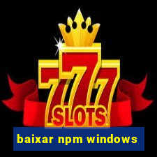 baixar npm windows